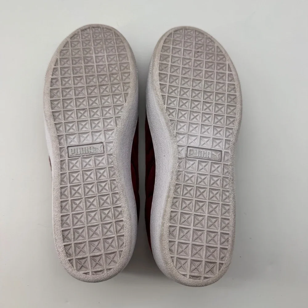 Puma Vikky Faux Suede Platform Velvet‎ Softfoam Sneakers 8 Streetwear Mob Money